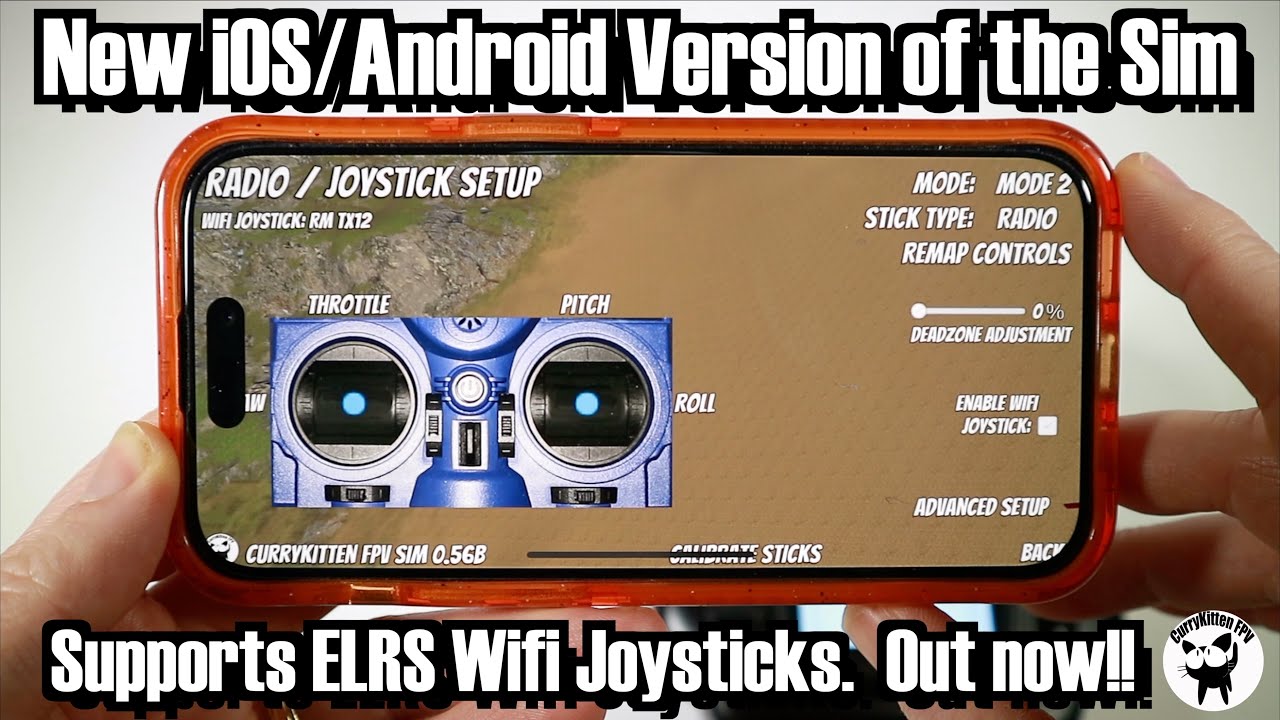 Wi-Fi-джойстики на симуляторе CurryKitten FPV. Наконец-то можно использовать радио на iOS!