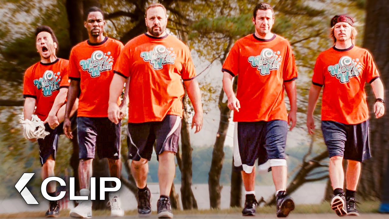 Partido Final de Baloncesto con Adam Sandler y sus Amigos - SON COMO NIÑOS Clip (2010)