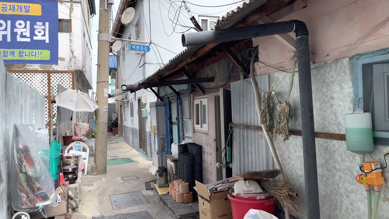 대전역 앞 골목길 산책 대전 정동 걸어 봅니다 1940년대 건물을 볼수 있어요 대전여행 korea 4k [4k hdr]