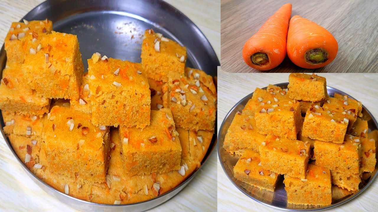 ಕೇವಲ 2 ಕ್ಯಾರೆಟ್ ಮತ್ತೆ ಗೋಧಿಹಿಟ್ಟಿನಲ್ಲಿ ತುಂಬಾ ಸಾಫ್ಟ್ ಆದ ಬಾಯಲ್ಲಿ ಕರಗುವ ಸ್ವೀಟ್/Carrot Wheat flour Sweet 