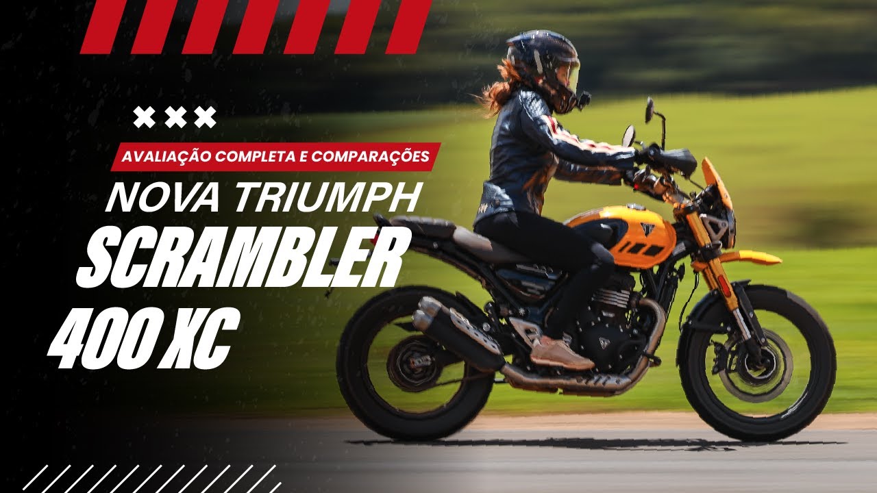 Nova Triumph Scrambler 400 XC | Avaliação completa e comparações