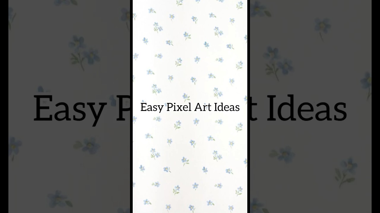 Cute Mini Pixel Art Ideas!! #art #cute #drawing #pixelart #ideas #diy #design #aesthetic #shorts