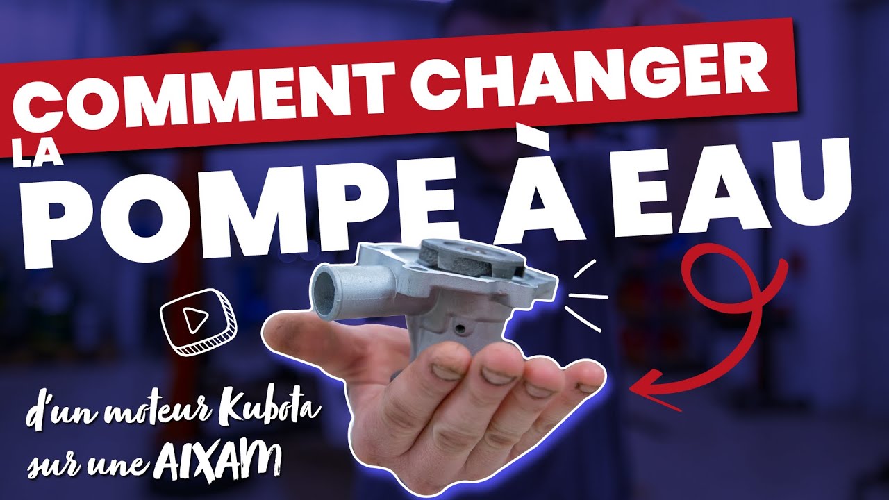 TUTO[#86] : Changer la pompe à eau moteur Kubota - AIXAM