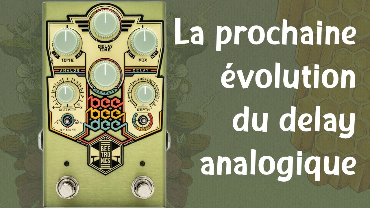 Le delay analogique toutes options : la Beetronics BeeBeeDee