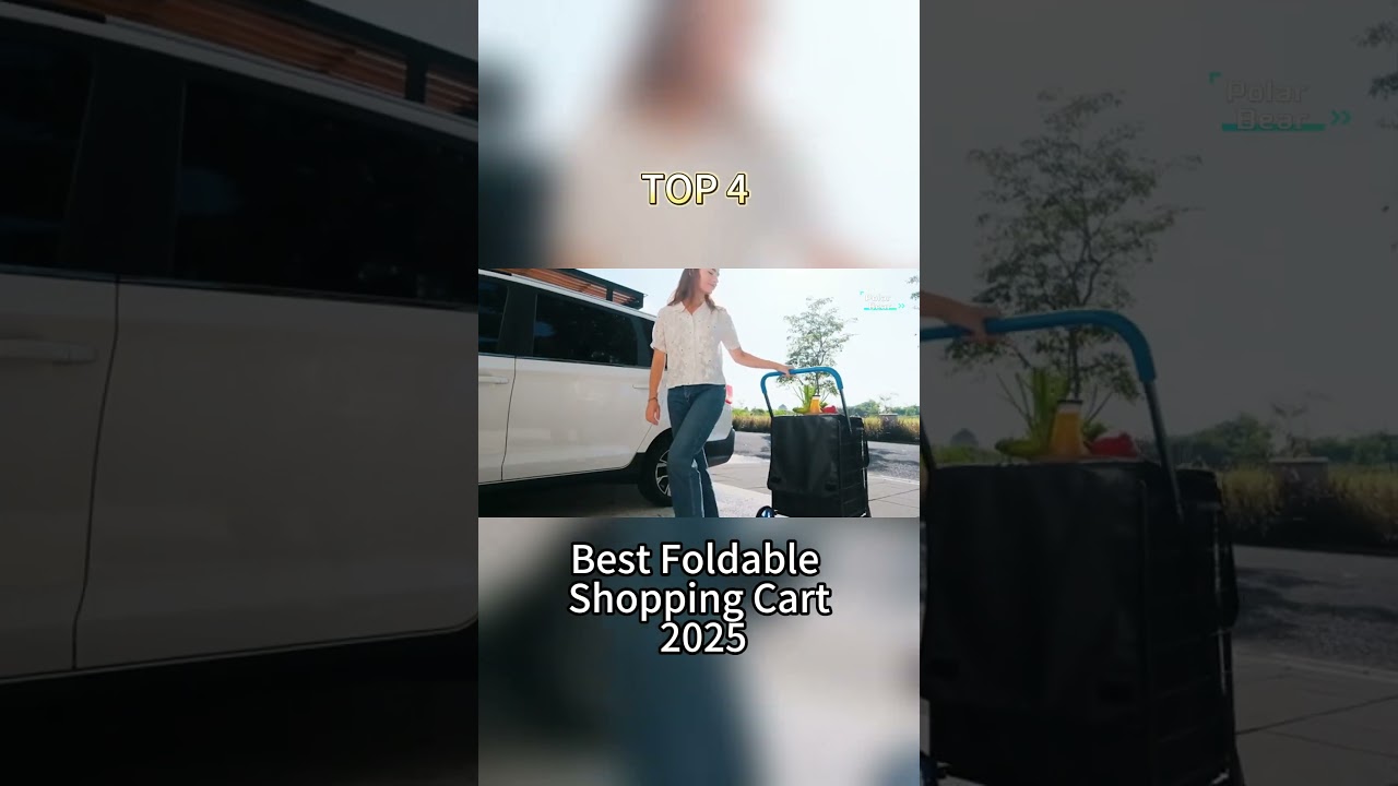 TOP 4 Best Foldable Shopping Cart 2025