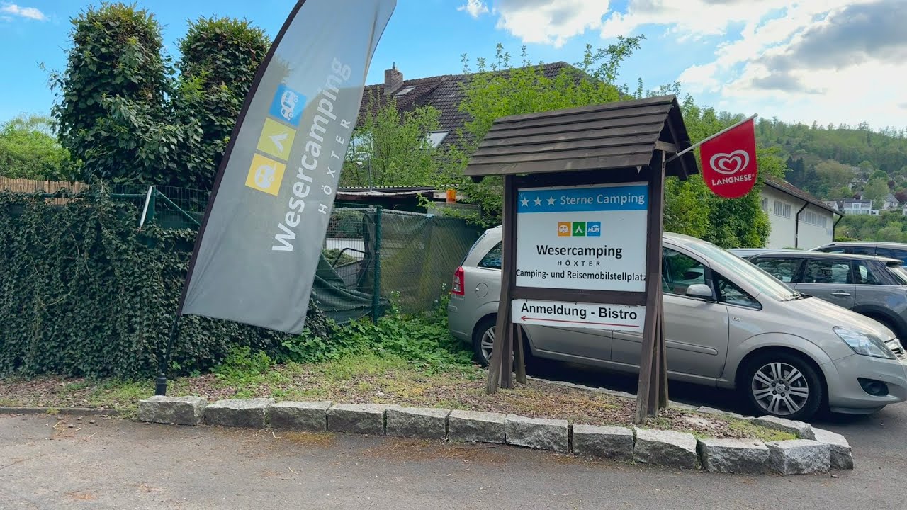 Wesercamping Höxter – Campingidyl ved floden i elbil
