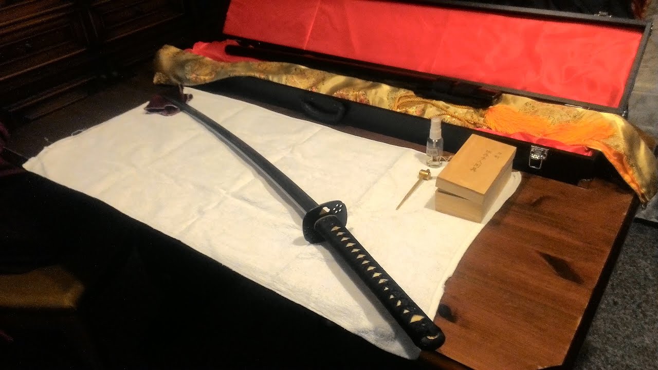 Pulizia Katana - Katana Cleaning (YariNoHanzo Shinobigatana)