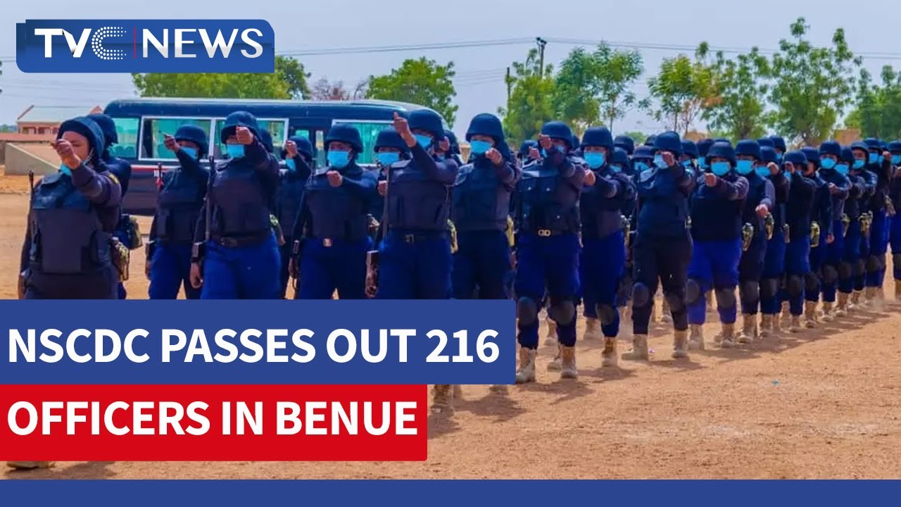 NSCDC Passes Out 216 New Officers In Benue