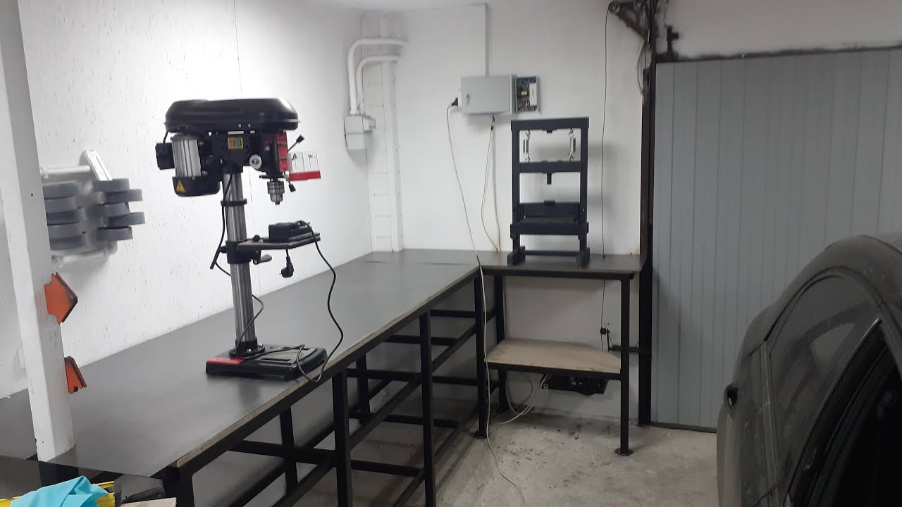 Верстак для гаража , мастерской   ! Своими руками ! DIY workbench !