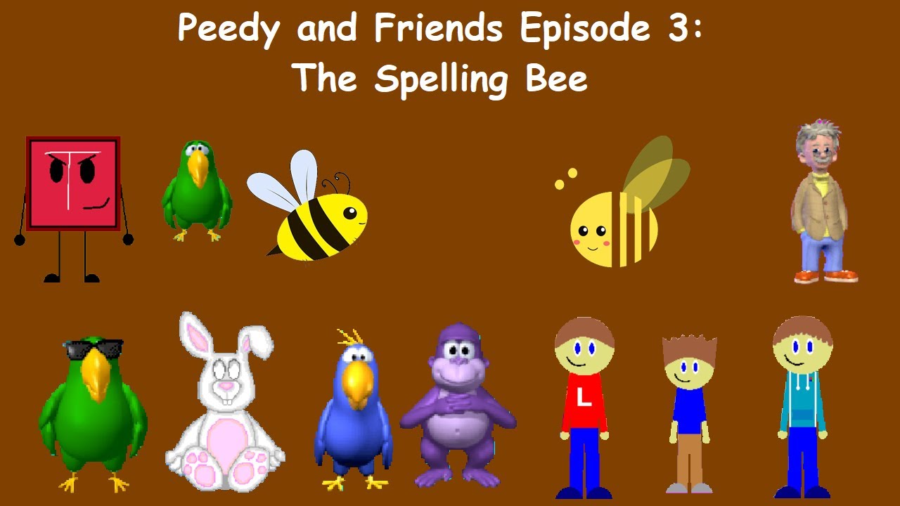 Peedy and Friends 3 : The Spelling Bee