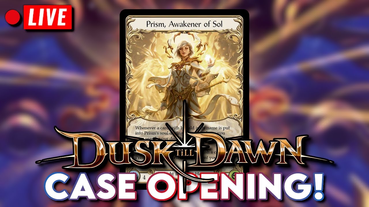 LIVE Introducing My Wife to Dusk Till Dawn | New Flesh and Blood TCG Set Case Opening!