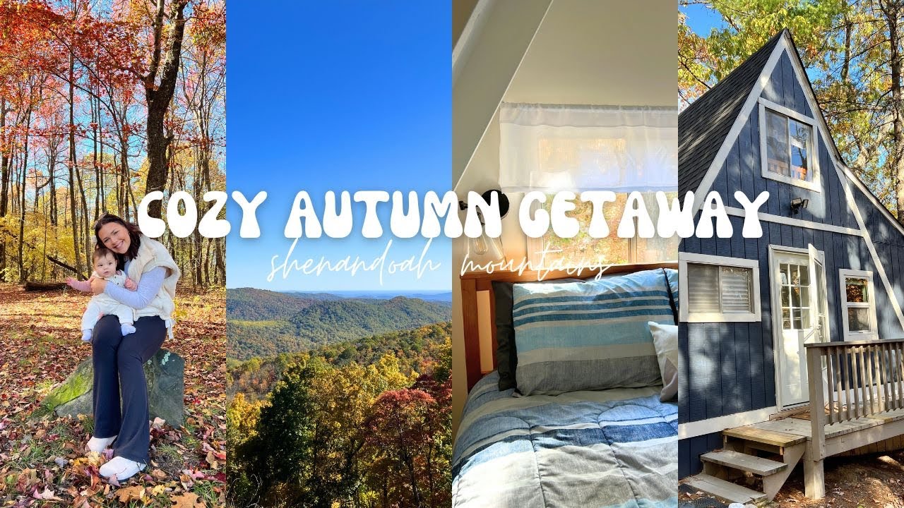SHENANDOAH TRAVEL VLOG | a cozy getaway, where we stayed & things to do