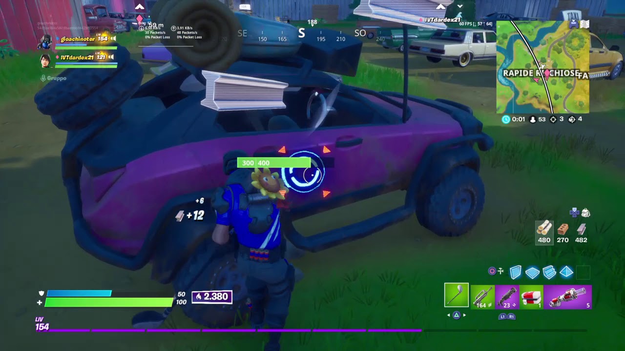 Gameplay Fortnite arena coppie skin of ( commando carbonio )