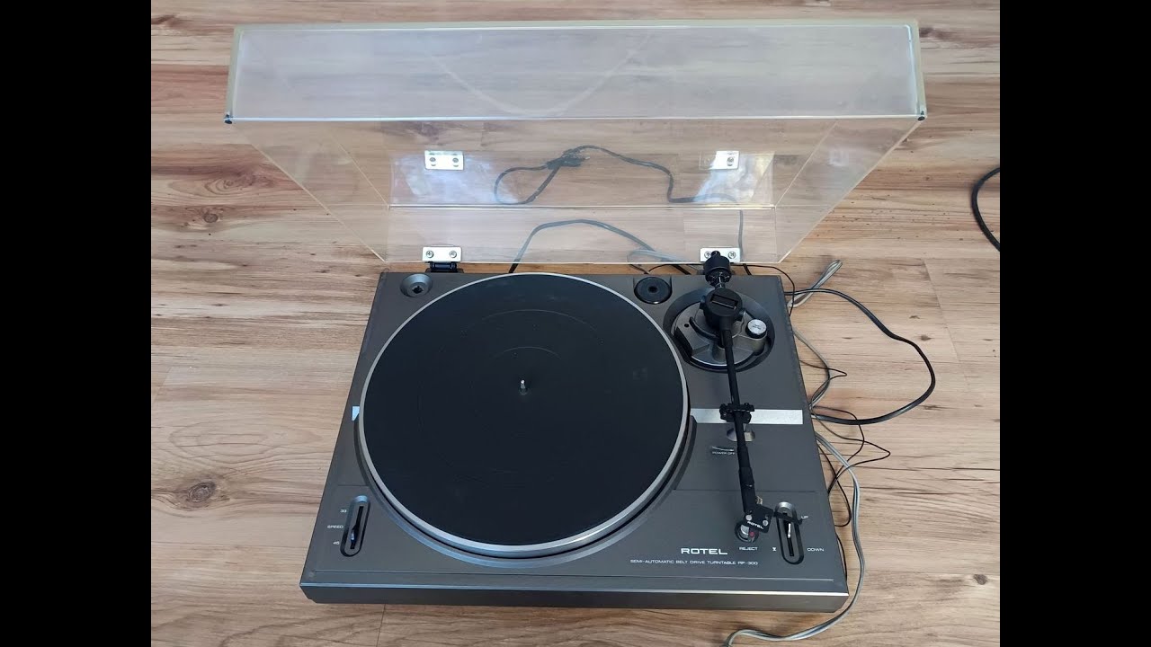 ROTEL Semi-Automatic Belt Drive Turntable RP-300