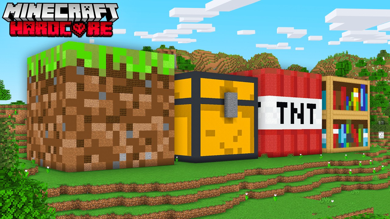 J'ai construit des BLOCS XXL sur Minecraft Hardcore