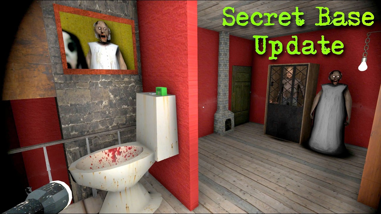 Granny Recaptured &ndash; The Secret Base In Attic Update With Granny Chapter Two Atmosphere!