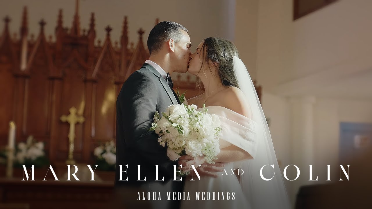 Mary Ellen and Colin | Cafe Julia Wedding Film in Oahu, Hawaii