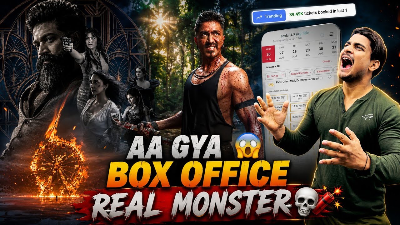 BOOOM🔥 TOXIC India Advance Booking IN RAMPAGE MODE🔥 | Toxic India Advance Booking Report #toxic 
