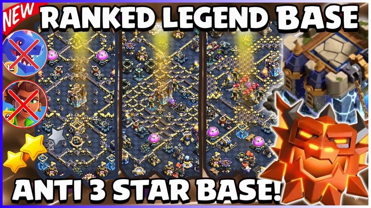 *ANTI 3 STAR TH18 LEGEND BASE WITH LINK - NEW TH18 BEST PUSHING BASE 2026 - CLASH OF CLANS