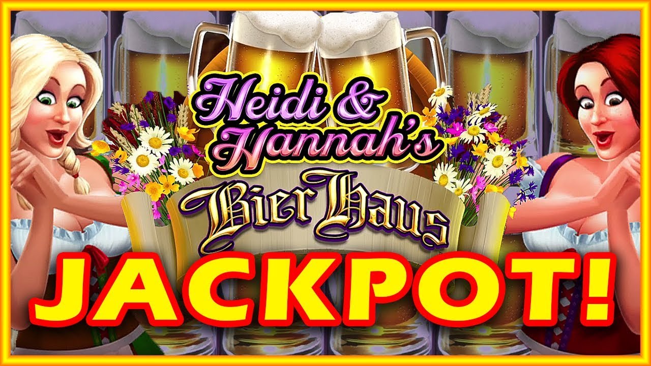 ★1st JACKPOT HANDPAY ON YT★ 🍺NEW🍺HEIDI AND HANNAH BIER HAUS SLOT MACHINE $2 Bet