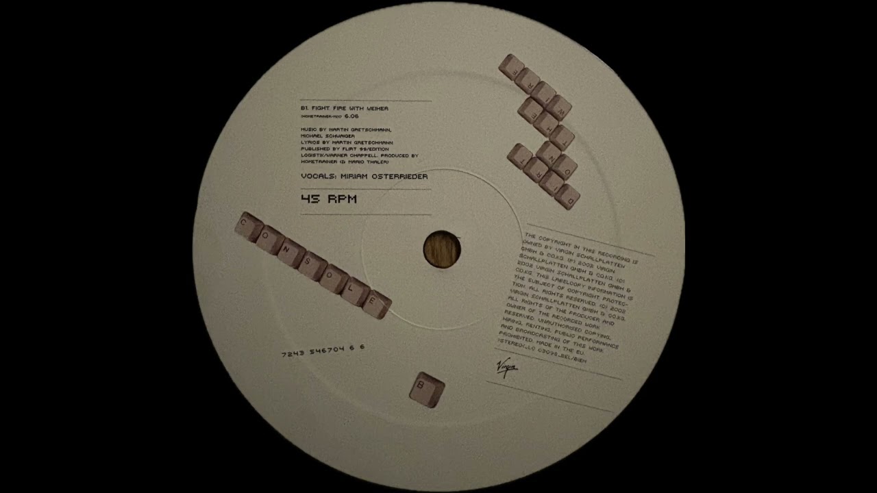 Console - Fight Fire With Weiher (Hometrainer-Mix) [VRGN]