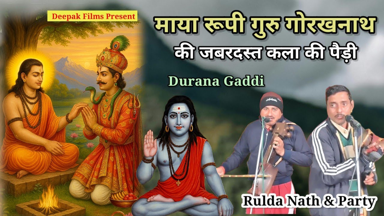 माया रूपी गुरु गोरख नाथ की कला की पैड़ी|गुरु गोरख नाथ की जोगिया रंग की पैड़ी|Rulda Nath And Party 