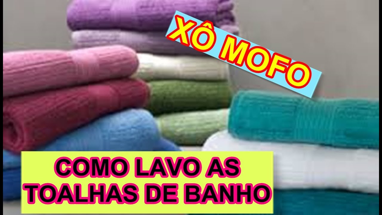 COMO LAVAR TOALHAS EVITANDO MOFOS