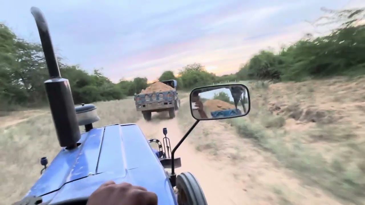 Jcb tractor trolley loading #vlog 