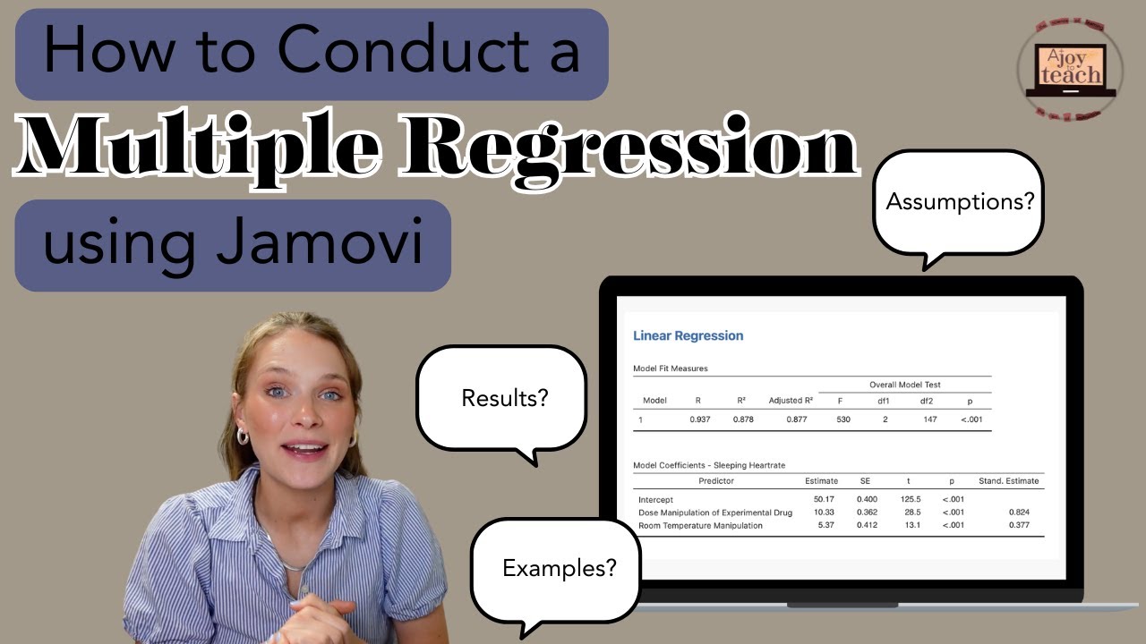 Multiple Regression Jamovi Tutorial