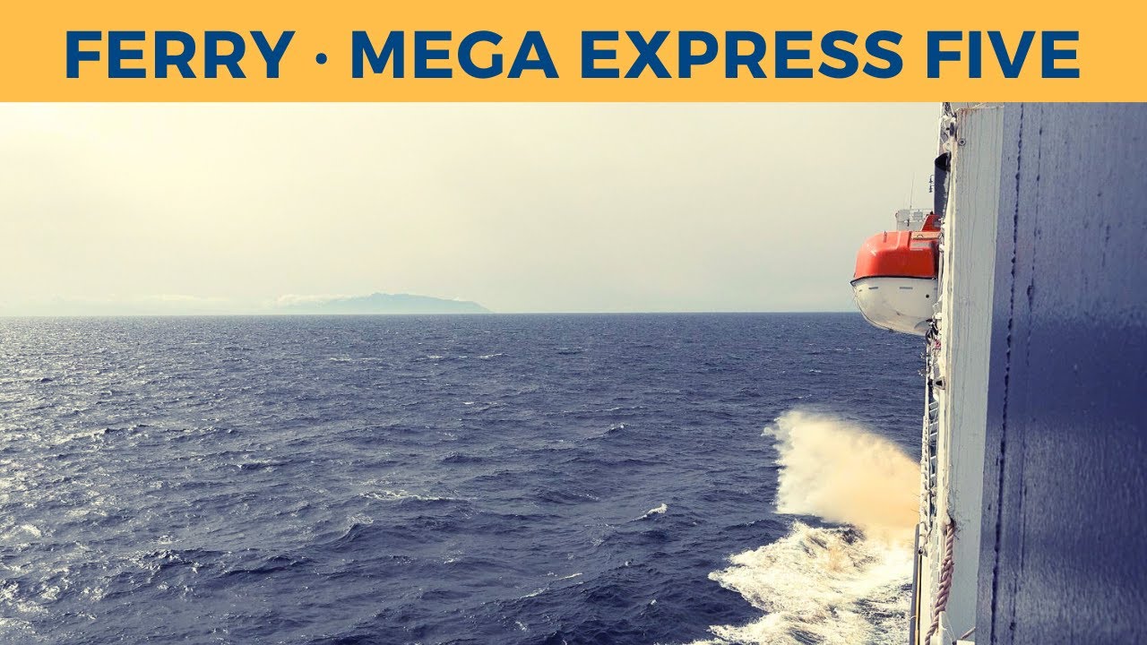 Livorno to Bastia on Ferry MEGA EXPRESS FIVE (Corsica Sardinia Ferries) + Explore Caracu