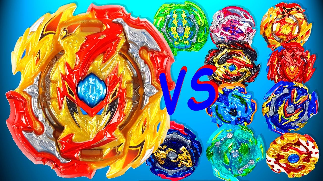 Beyblade Burst. Мега битва Бейблэйд Берст. На что способен неповторимый Lord Spriggan.