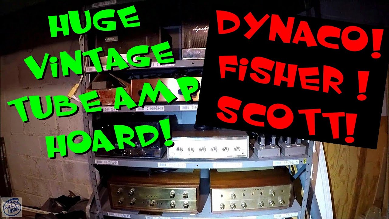 Vintage TUBE AMP HOARD -- HUGE 1950's & 60's Stereo Amplifier Collection in MINT CONDITION!