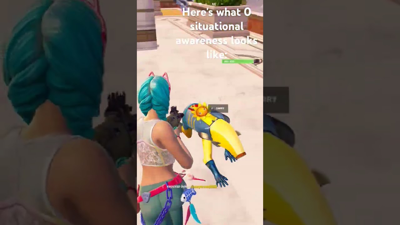 Here's what zero situational awareness looks like #clipped #fortnite #geforce #fortniteclips