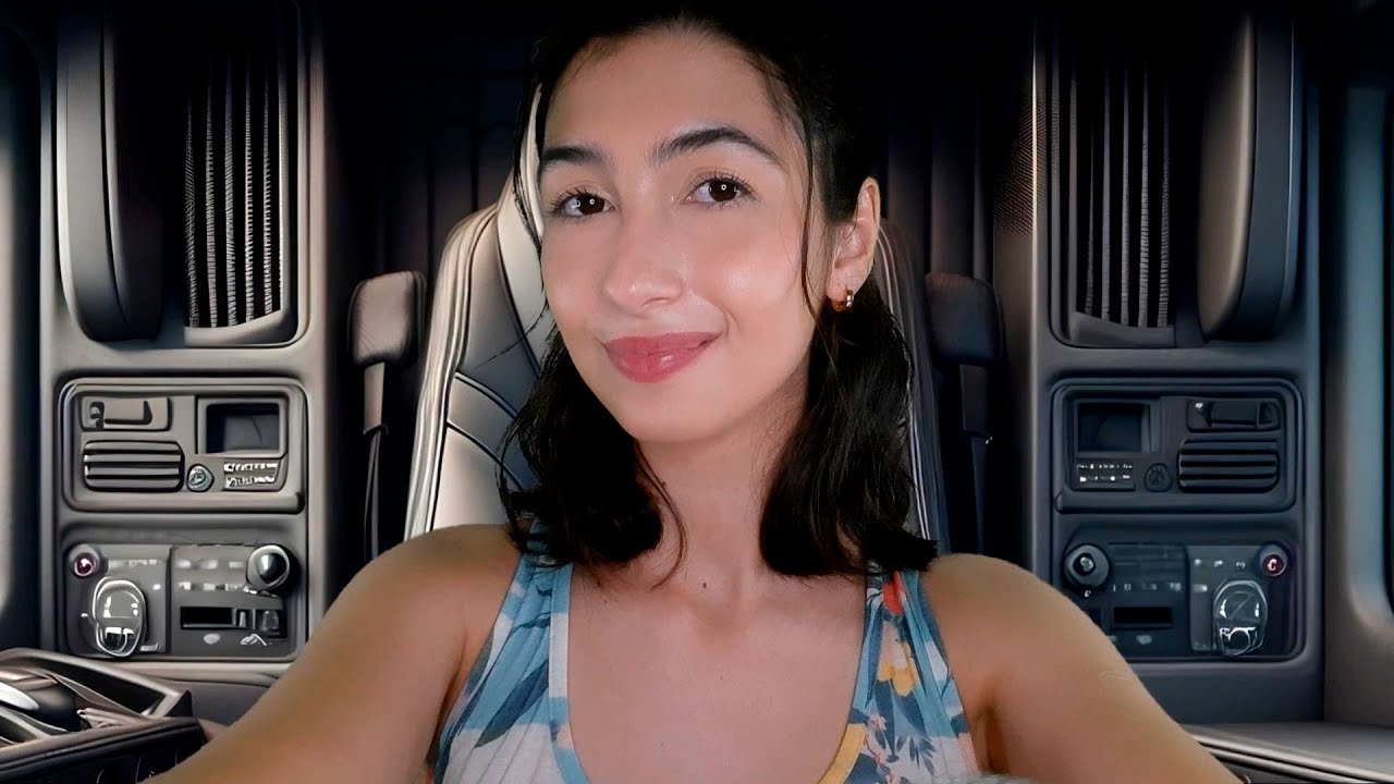 ASMR Caminhoneira te dando carona no meio da estrada KKKK | (eu sei, essa foi longe)