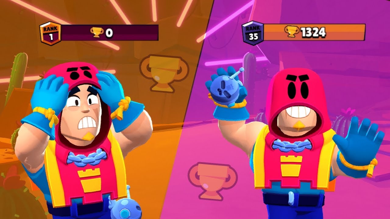 ROAD TO RANK 35 GROM IN SOLO SHOWDOWN | BRAWL STARS |