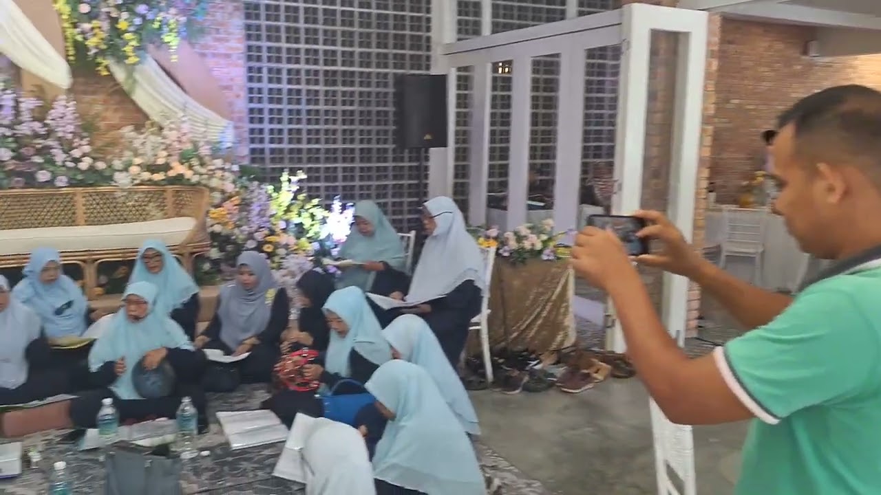 Majlis akad nikah dan kenduri di Ghazi House, Hulu Langat, Selangor (bahagian 4)