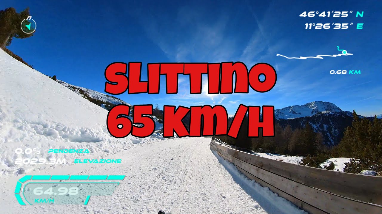 Val Sarentino slittini - pista completa