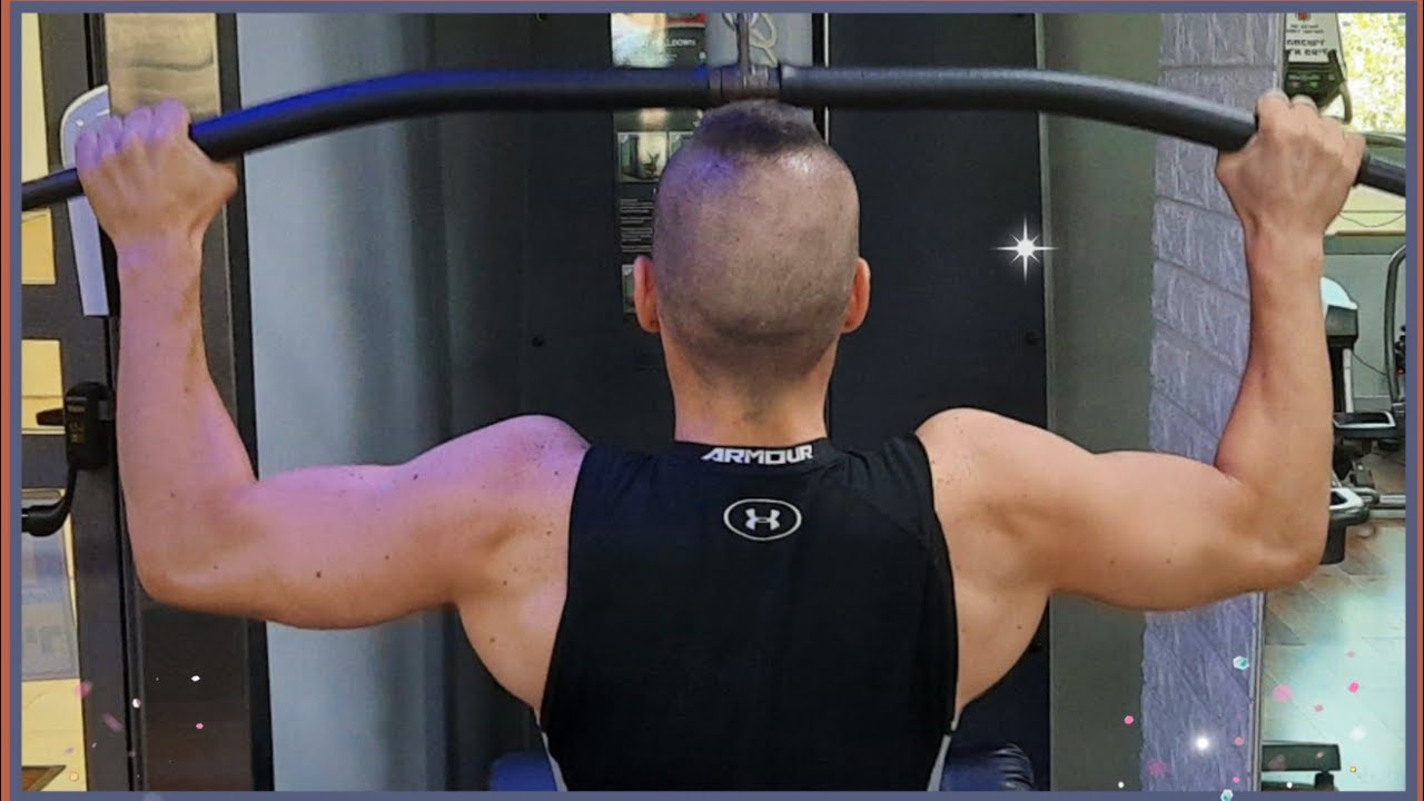 איך לעשות משיכת פולי עליון נכון,הסבר .How to make a top poly pull down, right. Latissimus dorsi