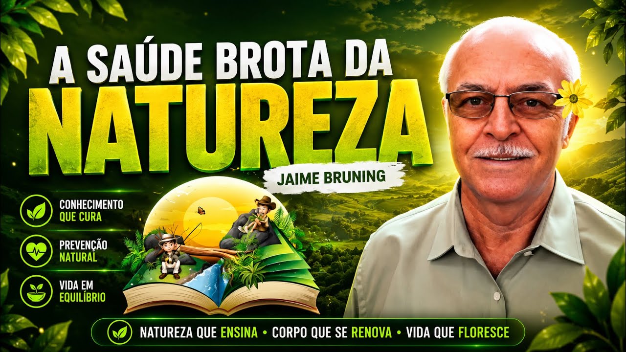 Jaime Bruning • A SAÚDE BROTA DA NATUREZA (Completo HD) #saudenatural #jaimebruning