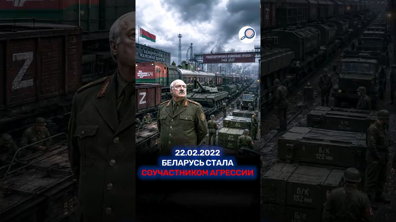 БЕЛАРУСКАЯ ЖЕЛЕЗНАЯ ДОРОГА СТАЛА ЧАСТЬЮ ВТОРЖЕНИЯ / BELPOL Shorts #лукашенко #украина #война #бжд
