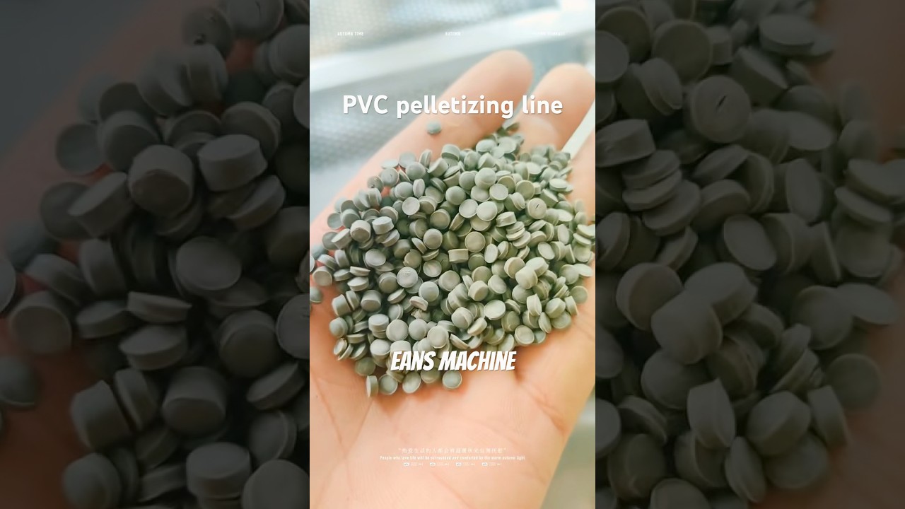 Single screw PVC pelletizing line, plastic granules making machine