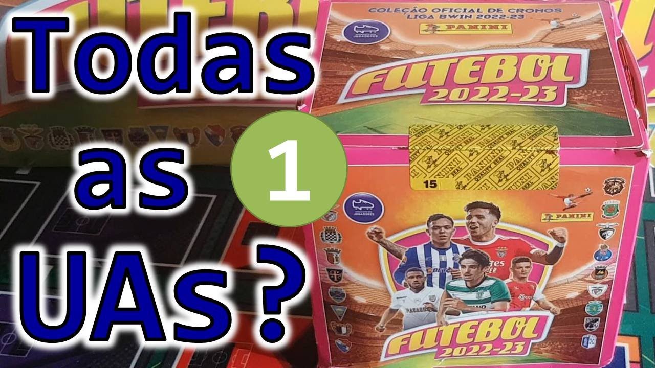 TODAS as UAs (Cassiano!) (parte I) Caixa Futebol 2022/23 Saquetas Cromos