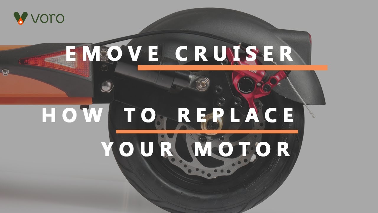 How to replace Emove Cruiser Motor