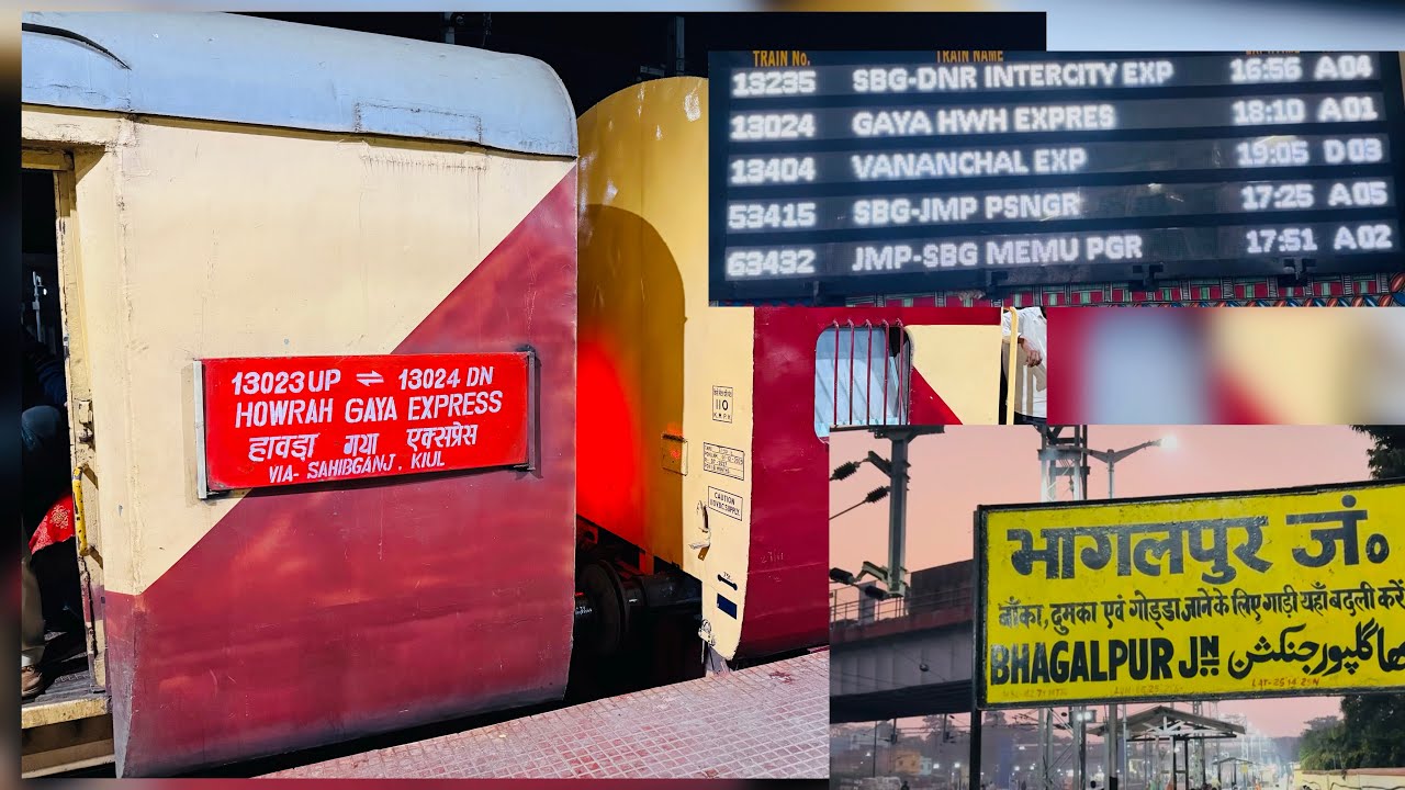 Gaya Howrah Ac journey at Bhagalpur | Aaj bhai Kolkata ja rha hai | Shaadi & Bdday khatam 