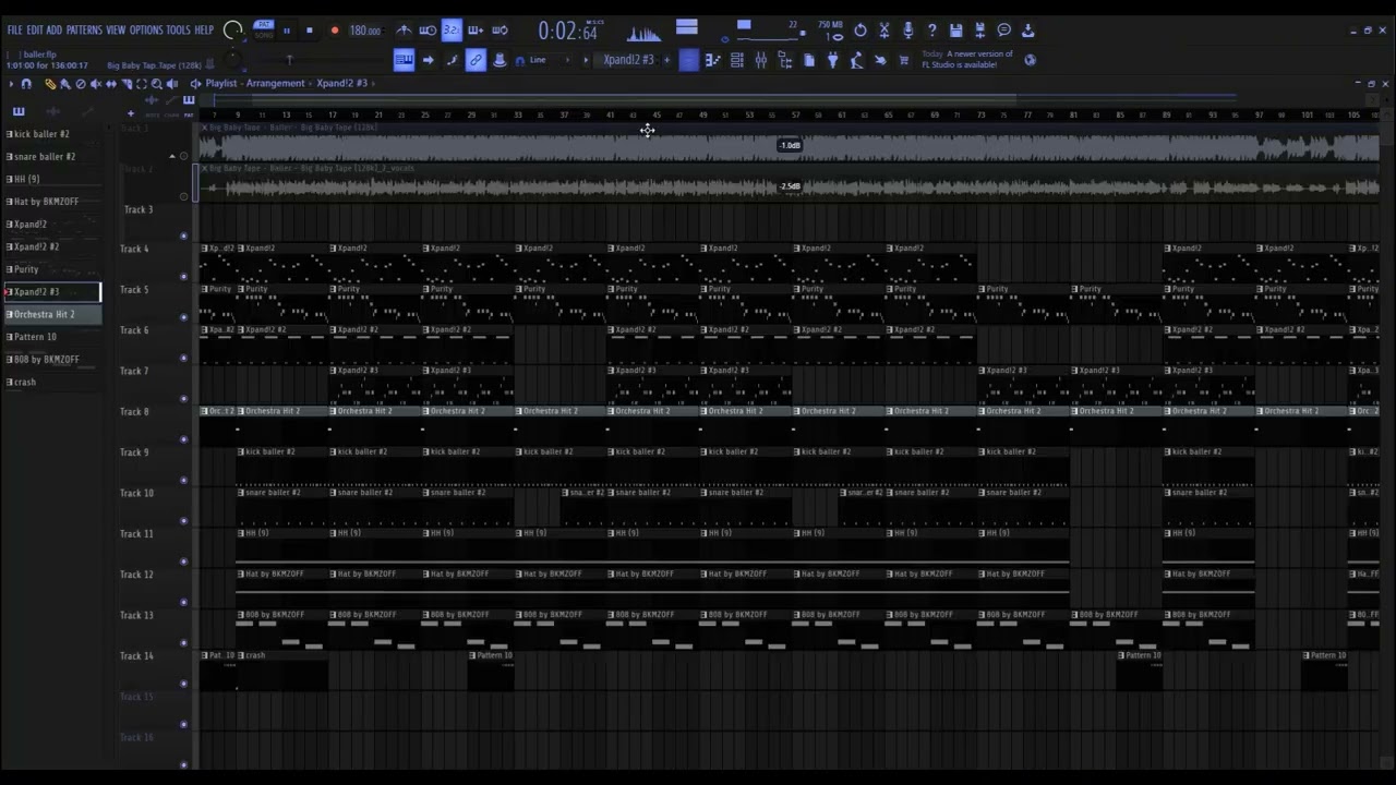 (FLP) Как Сделать Бит Big Baby Tape - Baller (VARSKVA) | FREE FLP