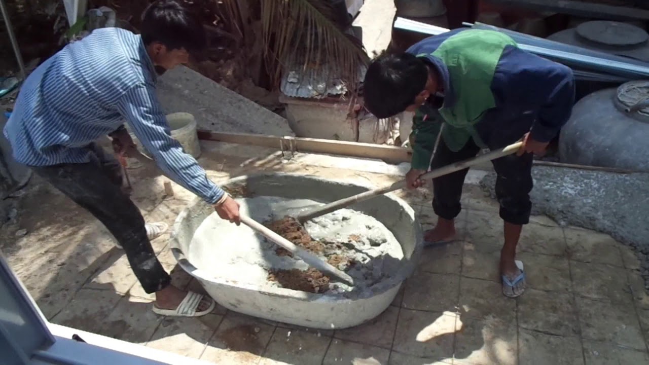 อัตราส่วนการผสมปูนเพื่อเทพื้น Cement mixing ratio for pouring floors