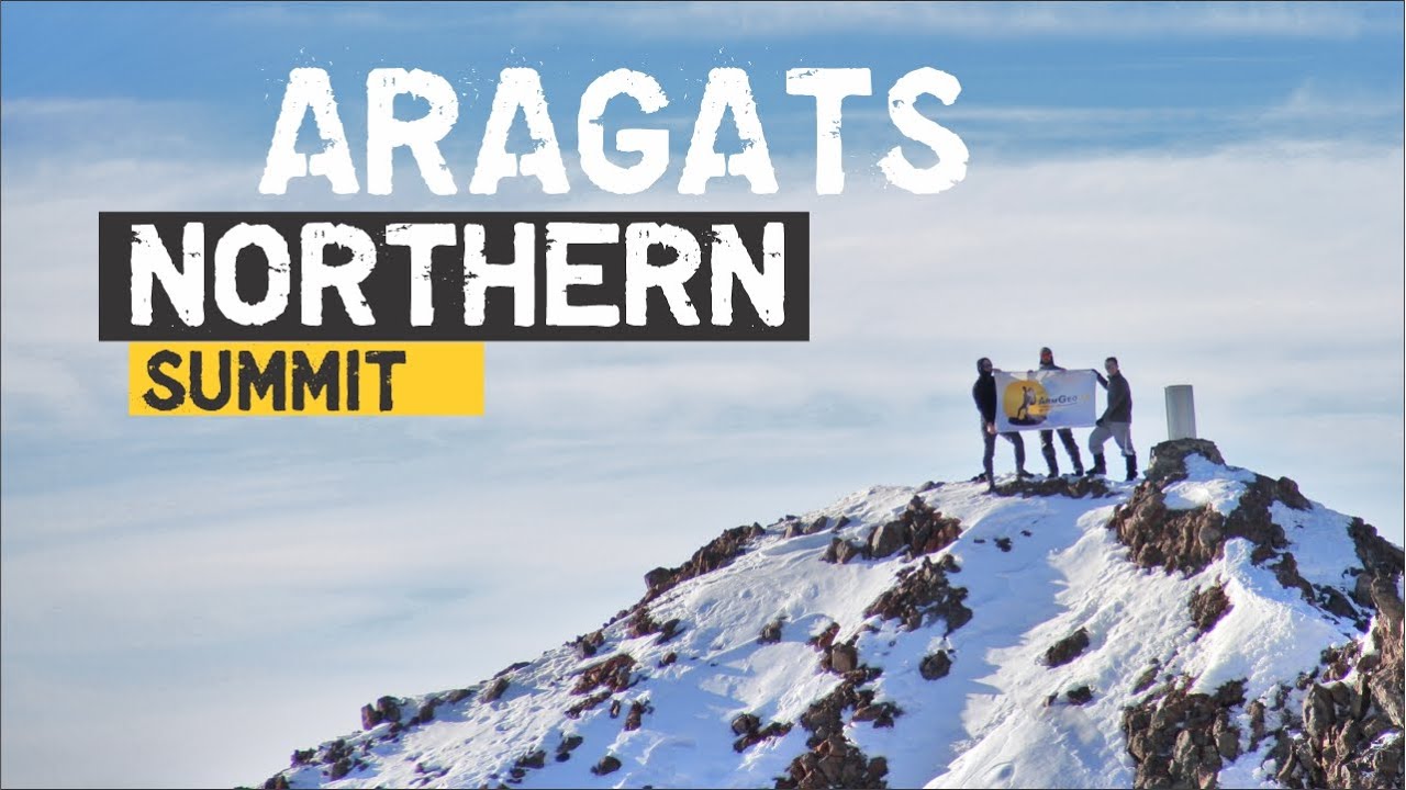 Climbing the Northern Summit of Mount Aragats - ArmGeo / Ձմեռային վերելք Արագածի Հյուսիսային գագաթ