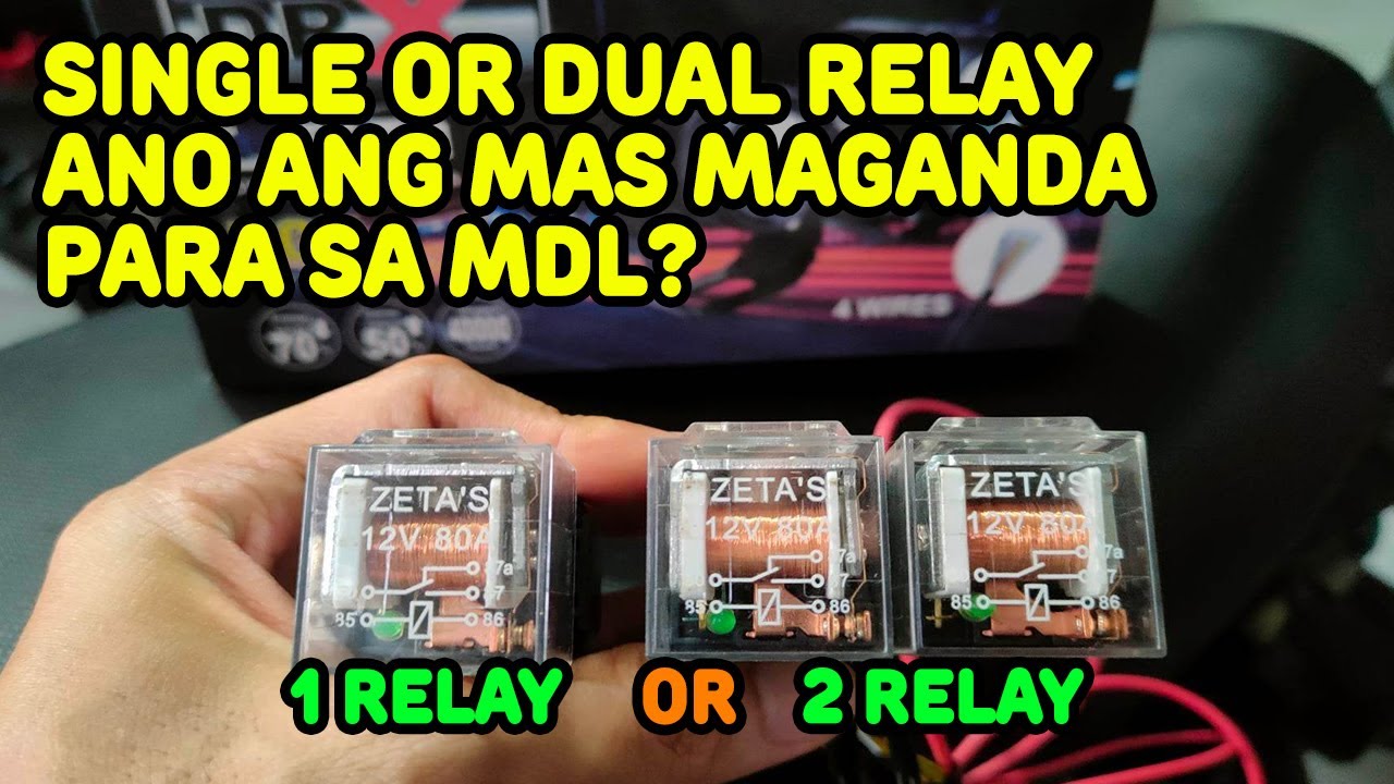 1 relay or 2 relay sa Mini Driving Light