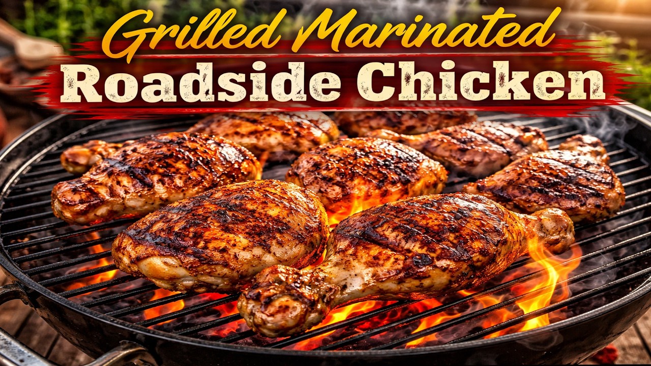 How To Make BBQ Grilled Chicken - Grilled Roadside Chicken Recipe - Weber Grill
