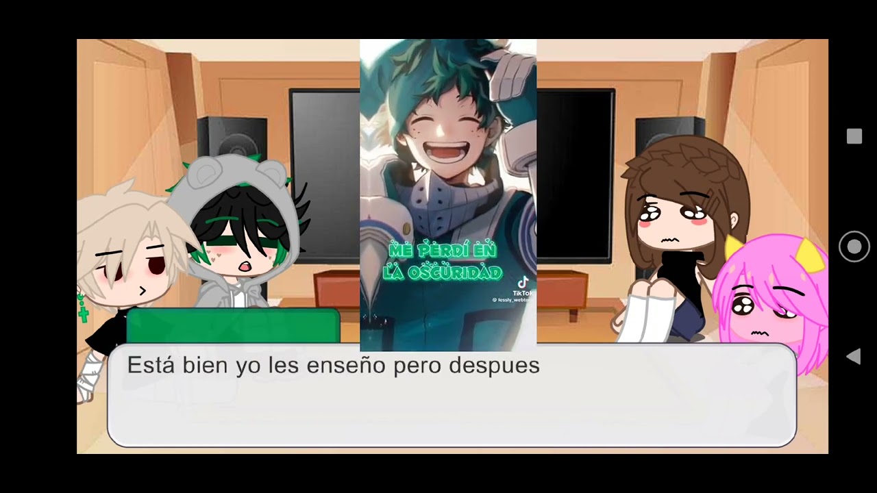 •MHA reacciona a Deku cantando •Corto•Kya San•